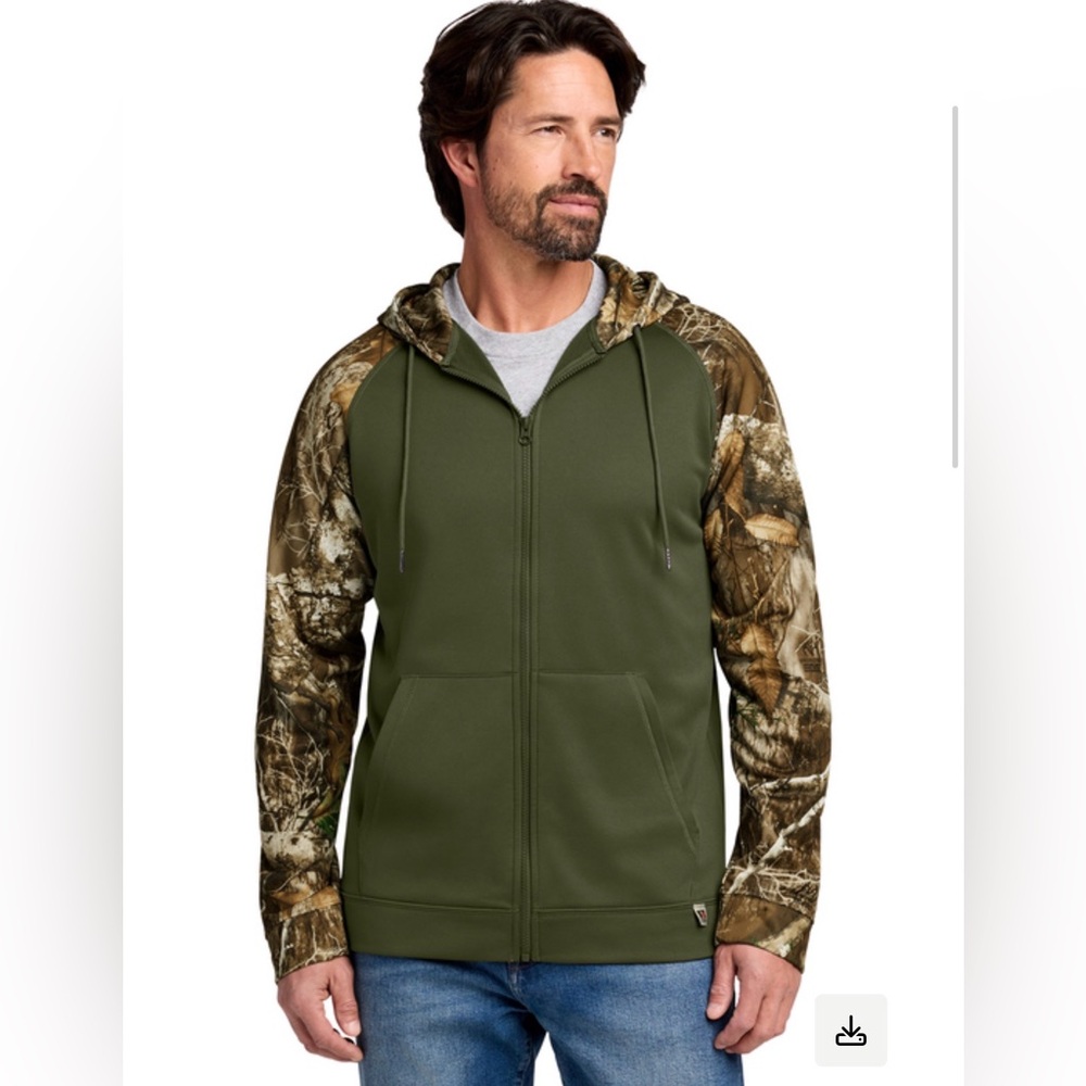 NWOT Russell Outdoors™ Realtree® Performance Colorblock Full-Zip Hoodie